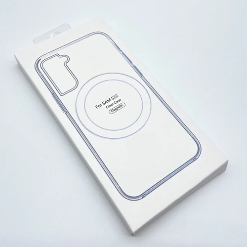 Накладка Samsung S22 Ultra прозрачный силикон SafeMag