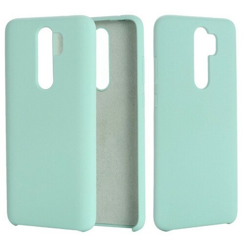 Накладка Xiaomi Redmi 9 бирюзовый Silicone Case без лого