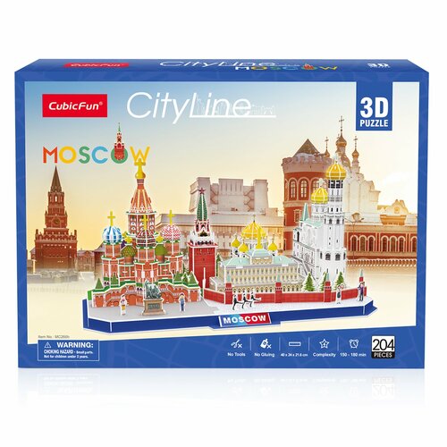 Игра настольная пазл City Line 3D 204 pcs