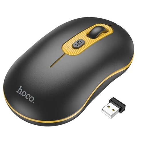Мышь HOCO GM21 беспроводная оптическая 1600 dpi черный