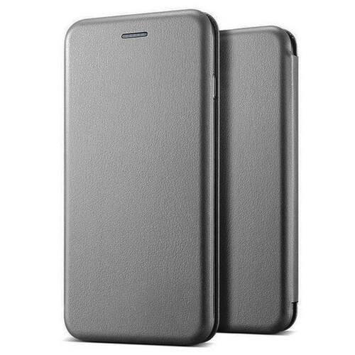 Чехол-книжка Realme 9/9 Pro Plus серый горизонтальный Fashion Case - 2