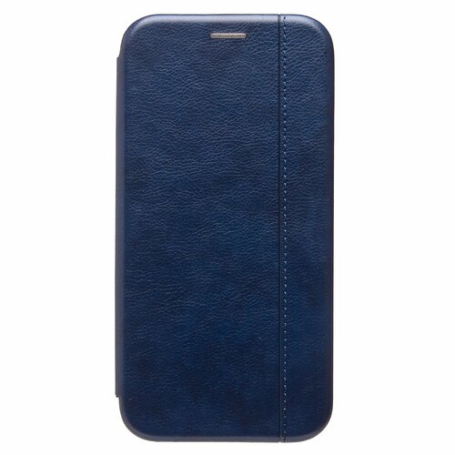 Чехол-книжка Apple iPhone 16 темно-синий горизонтальный Nice Case