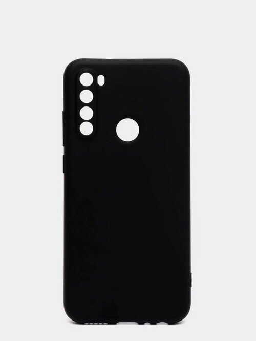 Накладка Xiaomi Redmi Note 8T черный Silicone Case без лого