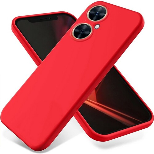 Накладка Huawei Nova 11i/Enjoy 60 Pro красный Silicone Case Full без лого