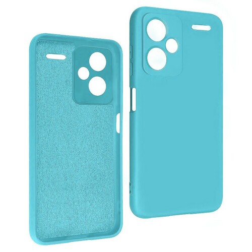 Накладка Xiaomi Redmi Note 13 Pro Plus бирюзовый Silicone Case Full без лого