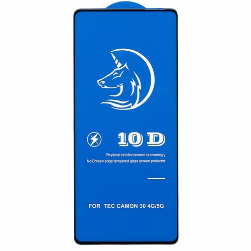 Защитное стекло Tecno Pova 6 черный 3D Activ