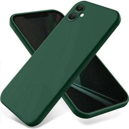 Накладка Samsung A06 зеленый Silicone Case Full без лого