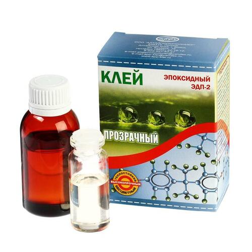 Клей эпоксидный ЭДП-2 прозрачный 100 г
