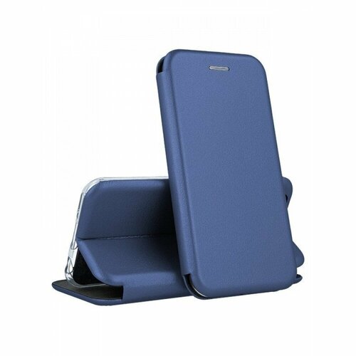 Чехол-книжка Samsung A06 синий горизонтальный Fashion Case - 3