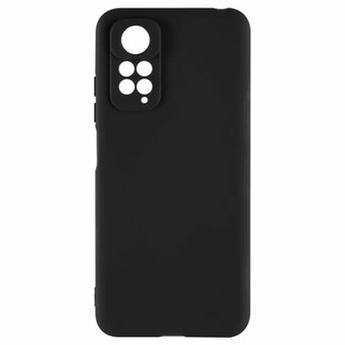 Накладка Xiaomi Redmi Note 11/11S черный Soft Touch с защитой камеры силикон iBox Однотонный Case