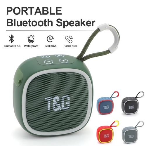 Колонка Бумбокс TG659 TF/AUX/USB/bluetooth черный