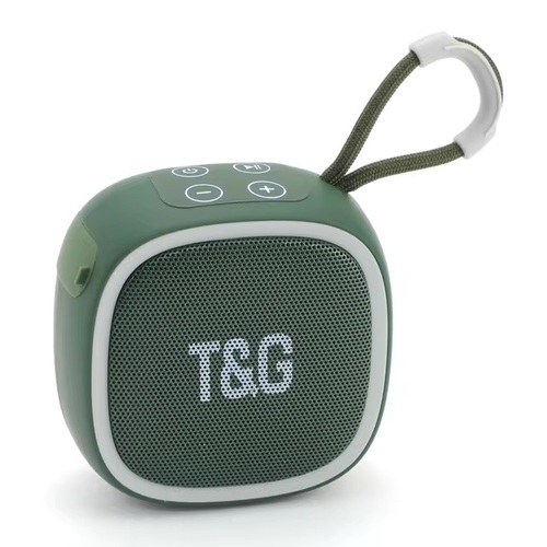 Колонка Бумбокс TG659 TF/AUX/USB/bluetooth зеленый - 2