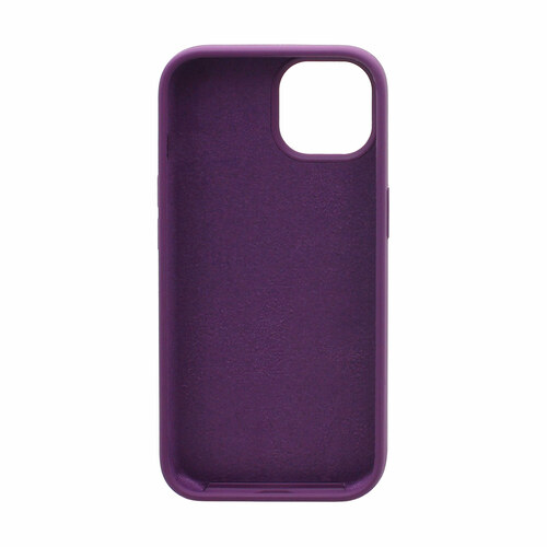 Накладка Apple iPhone 15 фиолетовый Silicone Case Full без лого - 2