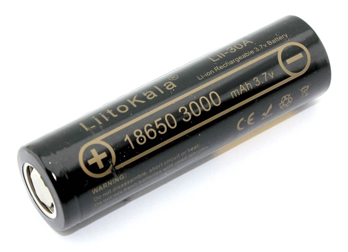 Аккумуляторы LiitoKala 18650 3000mAh Li-Ion