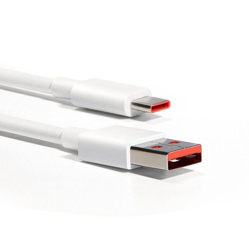 Кабель USB - Type-C Xiaomi белый круглый 3A 1 м. оригинал