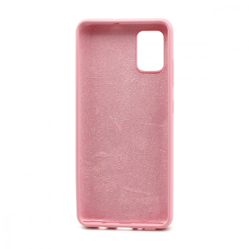 Накладка Samsung A51 розовый Silicone Case Full без лого - 2