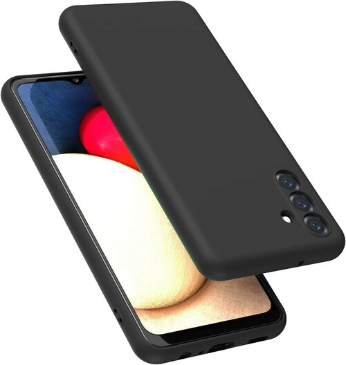 Накладка Samsung A14 черный Silicone Case Full без лого