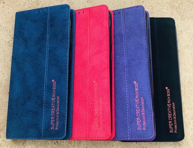 Чехол-книжка Samsung A13 4G синий горизонтальный Rich Boss