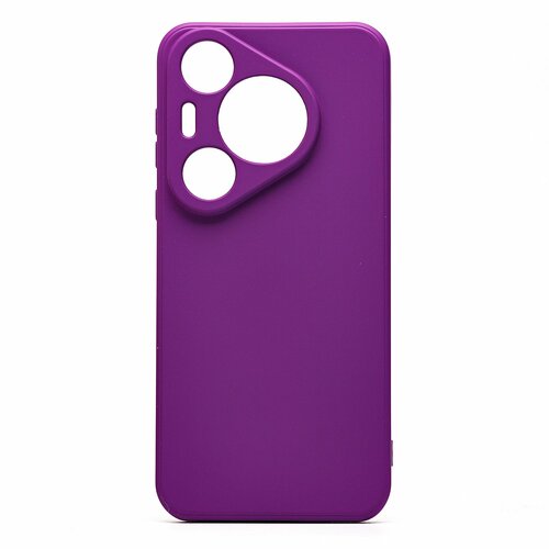 Накладка Huawei Pura 70 Pro фиолетовый Silicone Case Full без лого