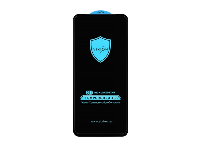 Защитное стекло Xiaomi Poco M6 Pro 5G/Redmi 12 черный FullGlue Vixion