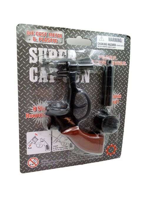Игрушка пистолет с пистонами Die-Cast Metal Plastic