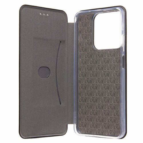 Чехол-книжка Realme C61/C63 черный горизонтальный Nice Case - 4