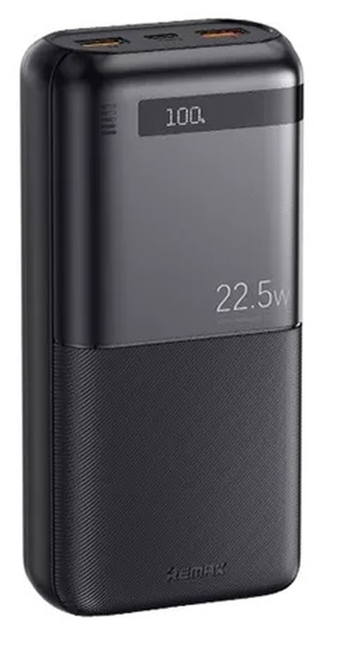 Внешний аккумулятор 20000 mAh REMAX RPP-72 2USB+Type-C черный LED дисплей