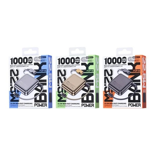 Внешний аккумулятор 10000 mAh REMAX FCP-9 MINI Type-C серебро PD