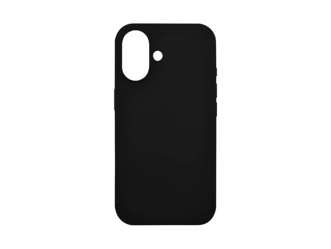 Накладка Apple iPhone 16 черный Vixion Silicone Case без лого