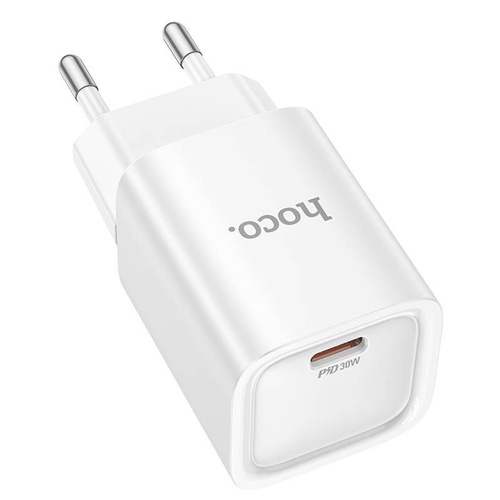 Сетевое зарядное устройство HOCO C148A USB Type-C белый 3A 30W