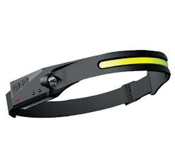 Фонарик налобный No brand LX200 1 LED+1 COB аккумулятор с датчиком движения