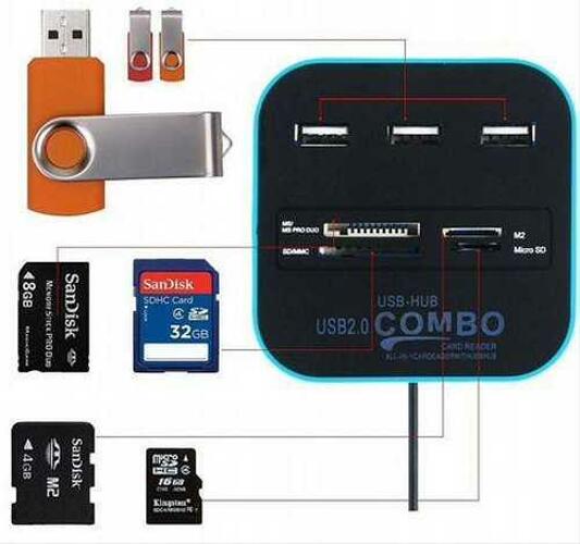 USB разветвитель кабель 0,2метра