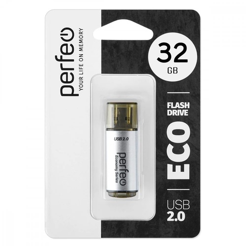 Флешка USB Perfeo 32GB E04 eco серебро