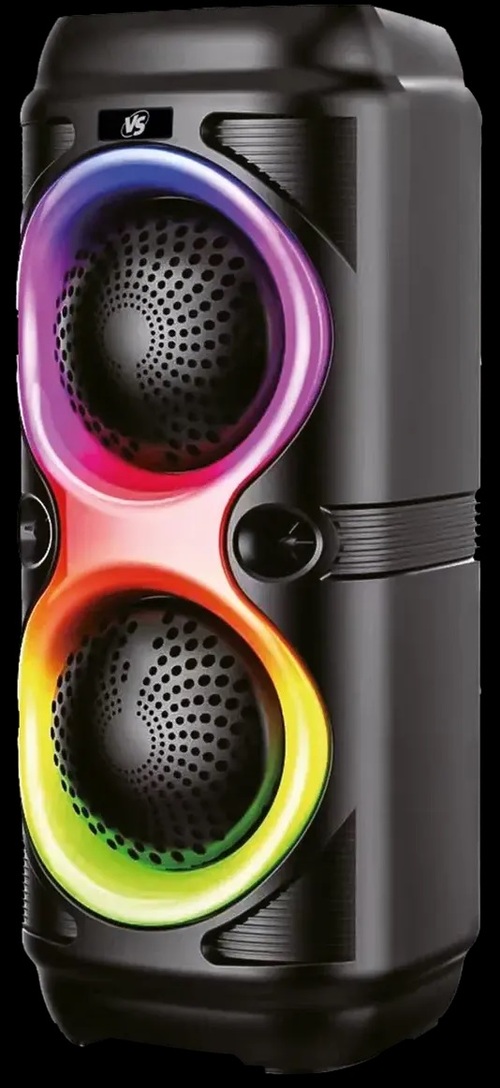 Колонка Напольная VS 11 204-02 TF/AUX/USB/bluetooth 10Вт черный , с подсветкой - 2