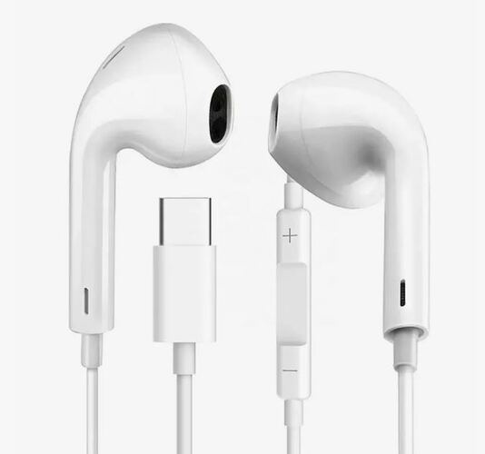 Наушники NB JH-105A вкладыши, проводные, Type-C, микрофон, белый