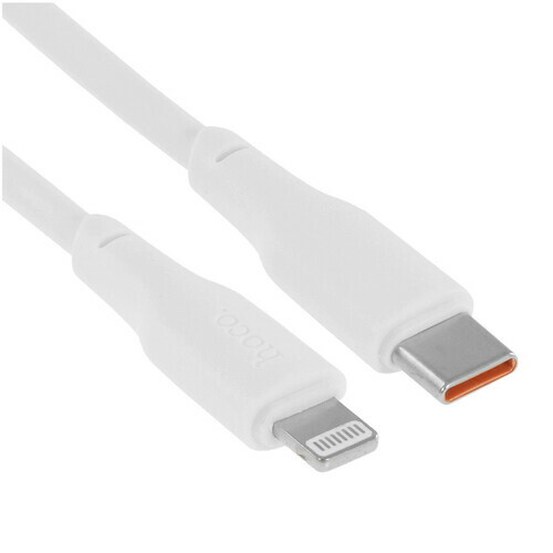 Кабель Type-C - 8 pin Lightning HOCO X93 TPE белый 1 м. 20W