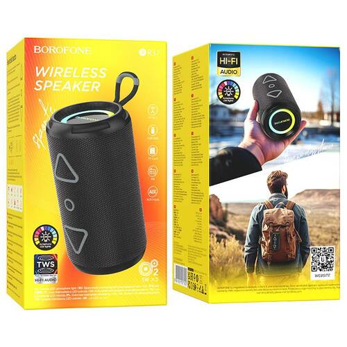 Колонка Бумбокс Borofone BR37 TF/AUX/Radio/USB/bluetooth черный