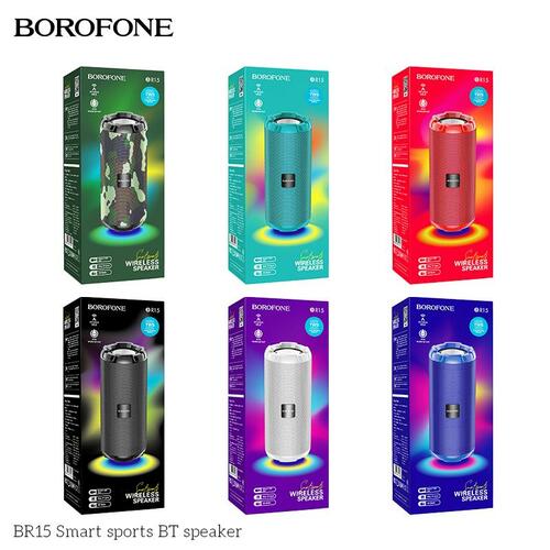Колонка Бумбокс Borofone BR15 TF/AUX/Radio/USB/bluetooth синий