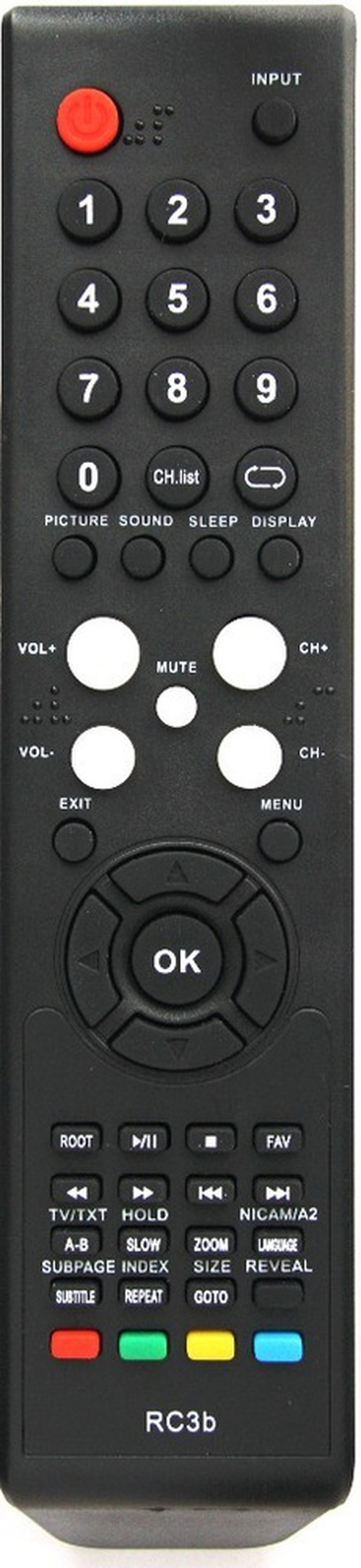 Пульт дистанционного управления для ТВ SUPRA RC3B stv-lc2425wl RC6db