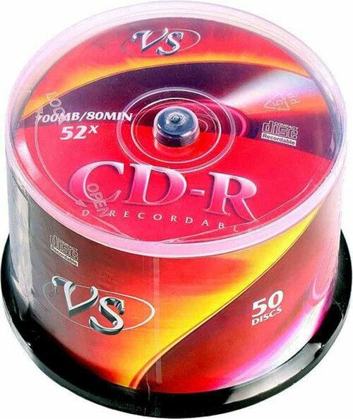 Диск VS CD-R 700Mb 52x cake/50