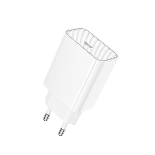 Сетевое зарядное устройство HOCO C143A USB Type-C белый Lightning 3A 20W