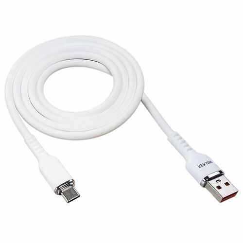 Кабель USB - Type-C Walker C795 силикон белый 3.3А 1 м.