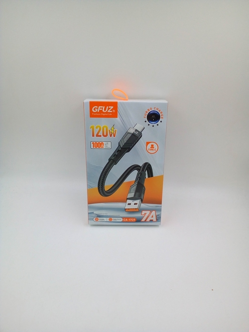 Кабель USB - Type-C GFUZ CA-173 текстиль круглый 7.0A 1 м.