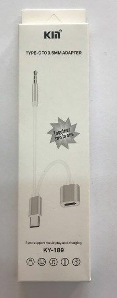 Переходник Type-C -Type-C/AUX Kin 189