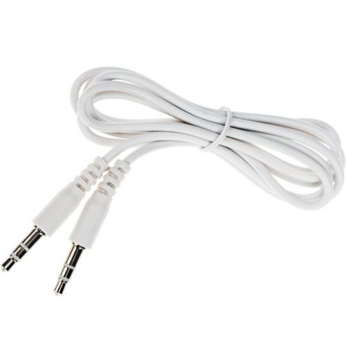 Кабель Jack 3.5(п) - Jack 3.5(п) KIN KY-212 белый 1 м. (Mic)