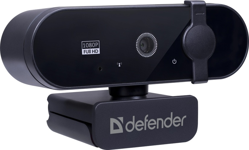 Веб-камера Defender G-lens 2580 2 Мп, FullHD 1920х1080 универсальное крепление, микрофон