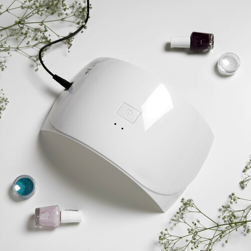 Лампа для сушки гель-лака LuazON LUF-20 24W белый 15 LED, таймер, 2 режима, USB, 3813239