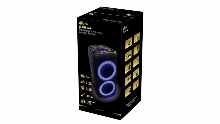 Колонка Напольная Ritmix SP-935B TF/FM/USB/bluetooth