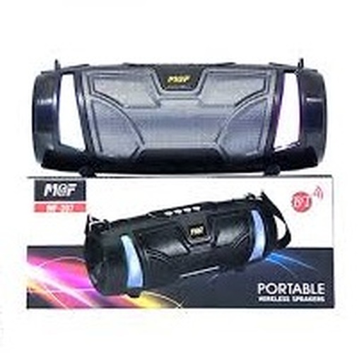 Колонка Бумбокс M@F MF-207 TF/AUX/USB/bluetooth черный