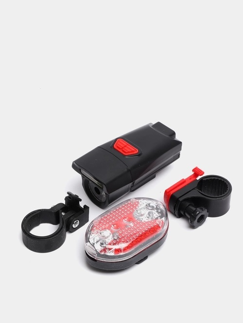 Фонарик велосипедный No brand BZ-1123 + задний фонарь